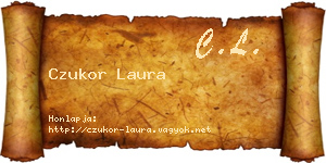 Czukor Laura névjegykártya