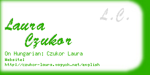 laura czukor business card